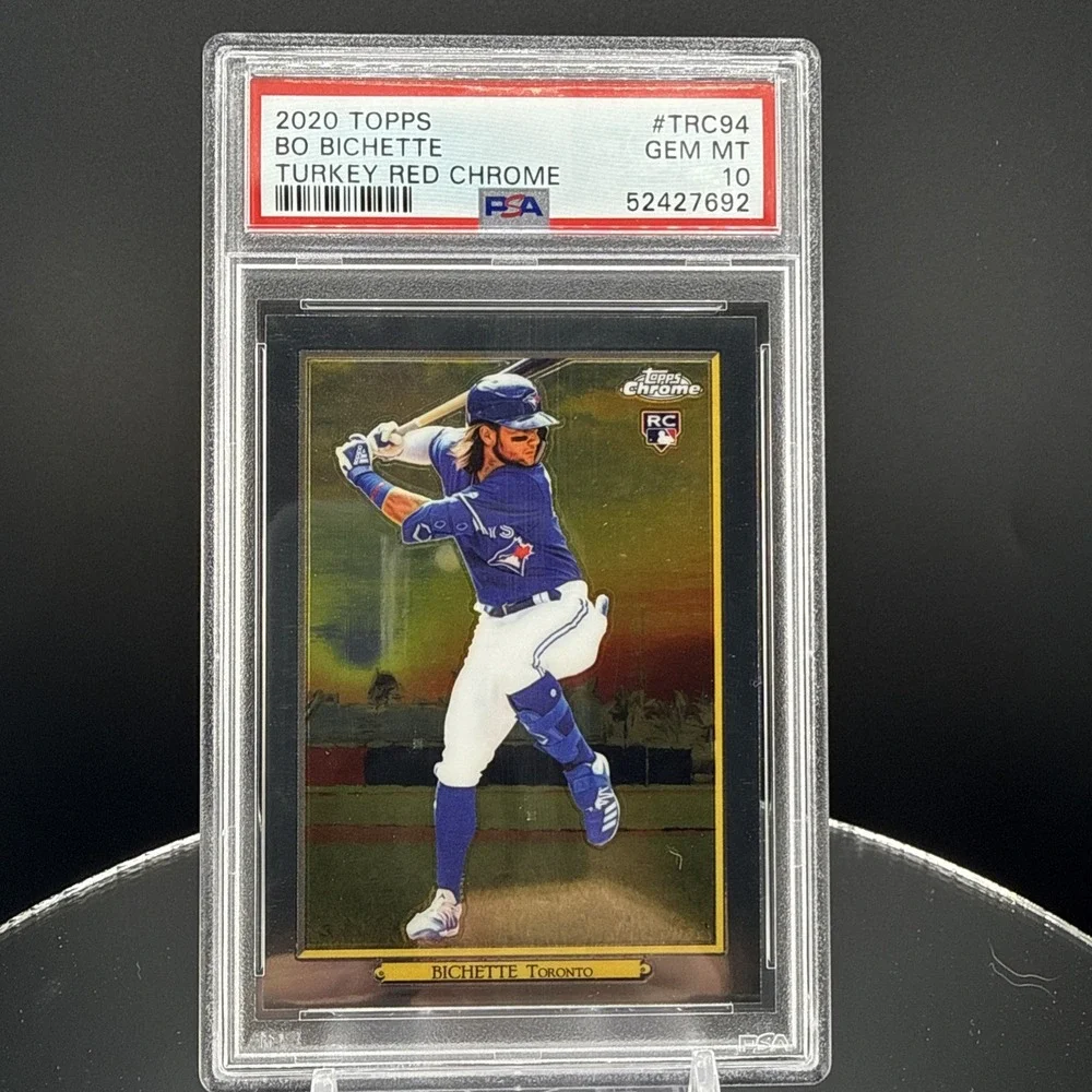 2020 Topps Series 1 Turkey Red Chrome Bo Bichette #TRC-94 (RC) Blue Jays PSA 10